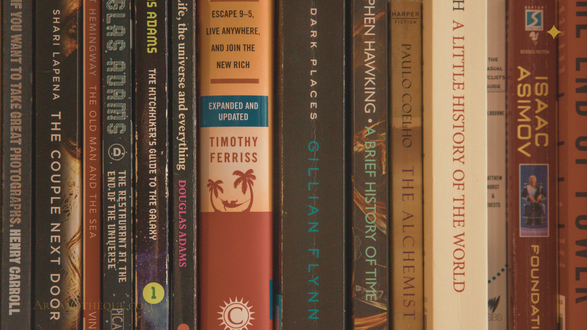 photo de tranches de romans fantasy et SF